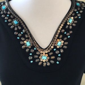 🌿Rafaela Embellished Tunic NWOT